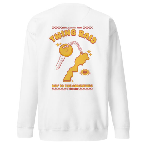 SWEAT KEY TO ADVENTURE - WHITE