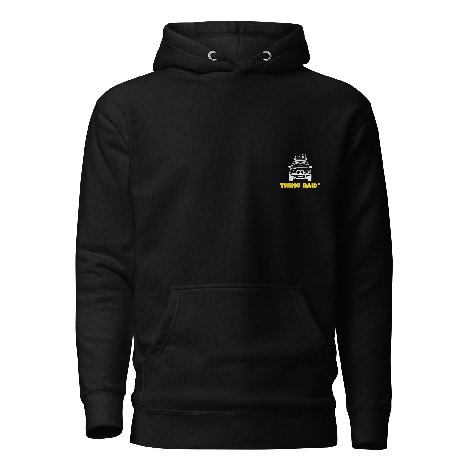 HOODIE ADVENTURE – BLACK & YELLOW – Image 2