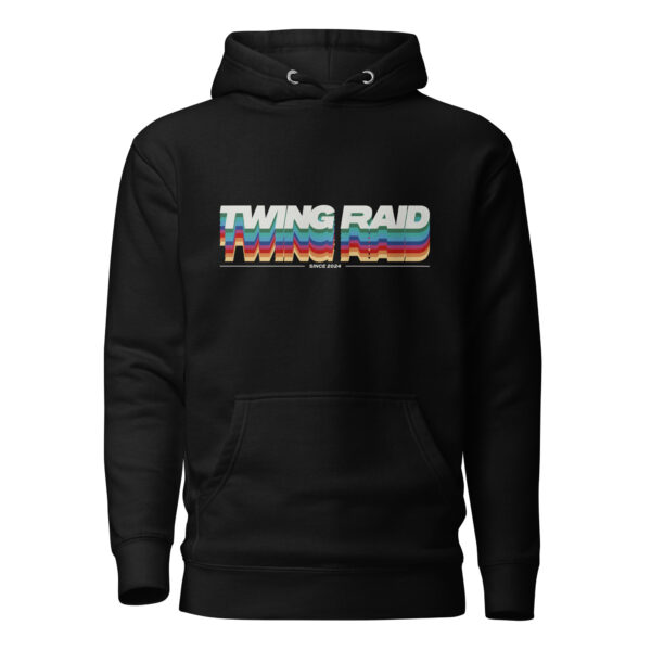 HOODIE COLOR STRIPES - BLACK