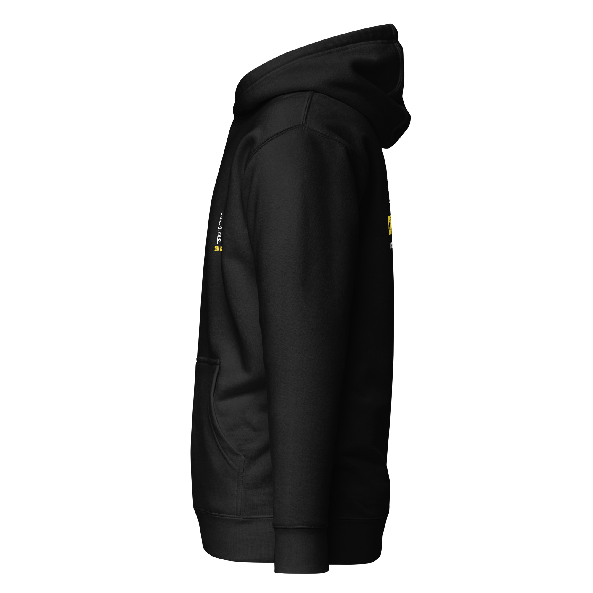 HOODIE ADVENTURE – BLACK & YELLOW – Image 3
