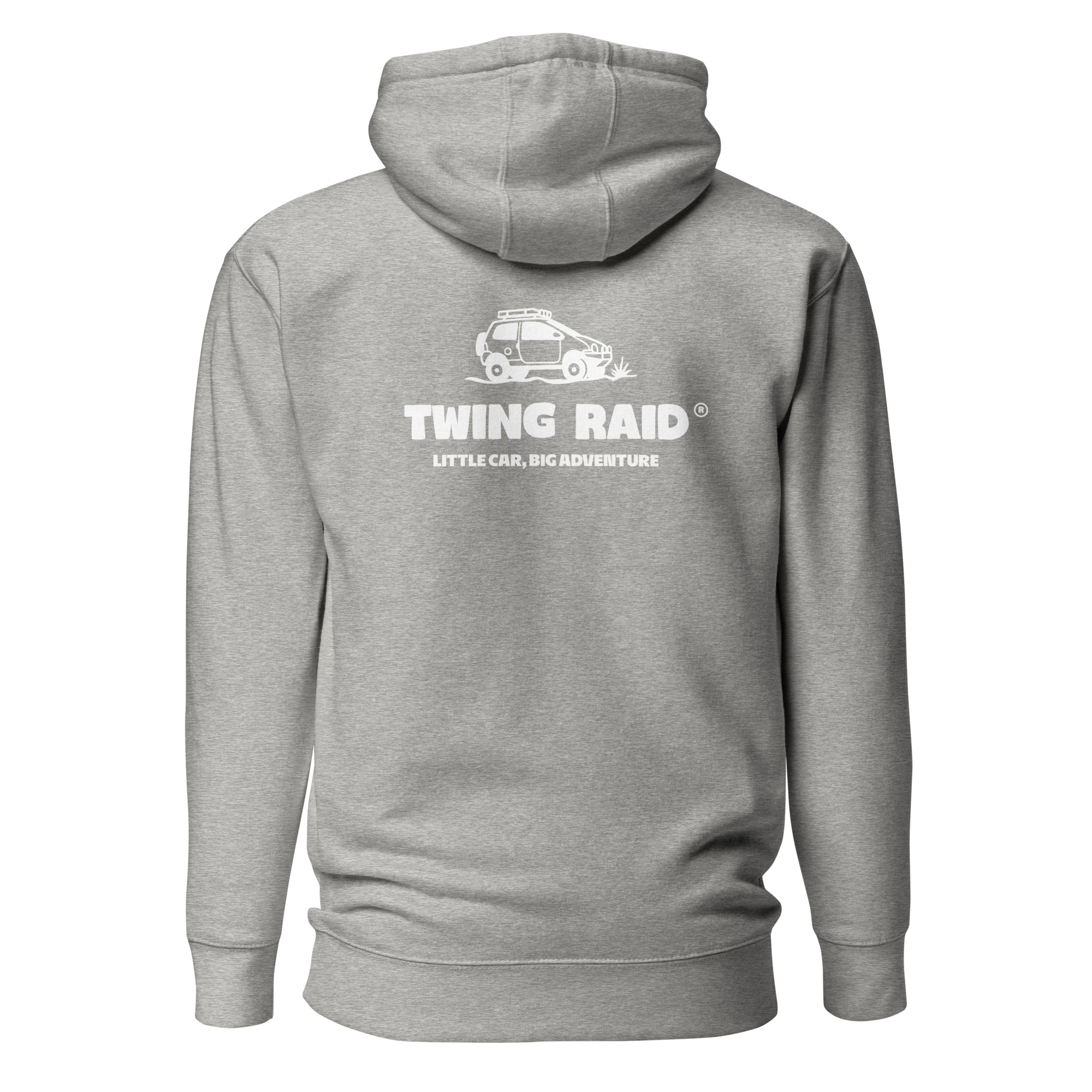 HOODIE ADVENTURE - GREY & WHITE