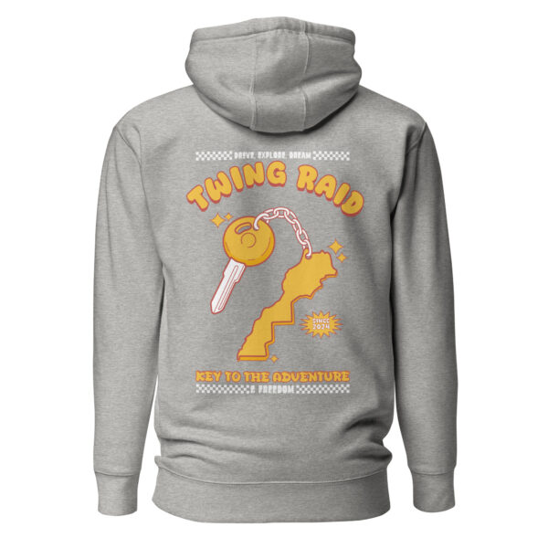 HOODIE KEY TO THE ADVENTURE – GREY