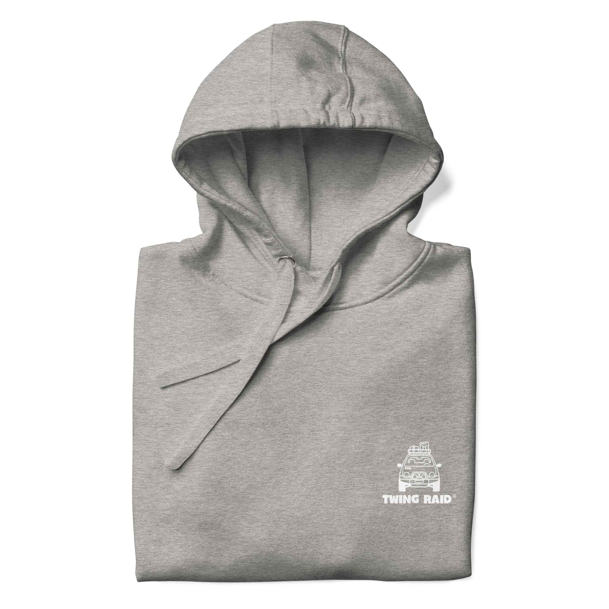 HOODIE ADVENTURE - GREY & WHITE – Image 5