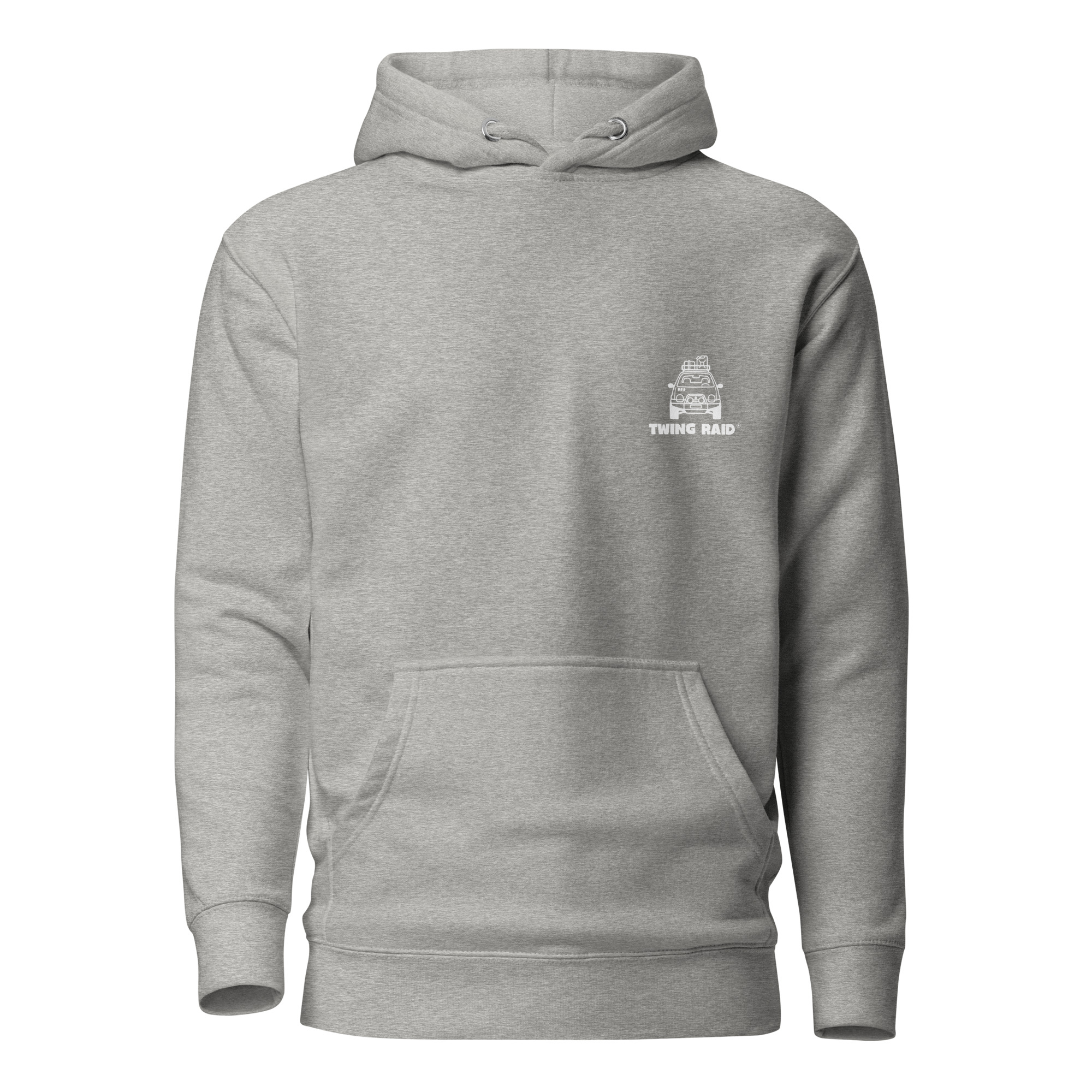 HOODIE ADVENTURE - GREY & WHITE – Image 2