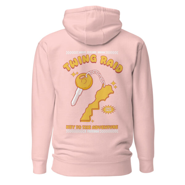 HOODIE KEY TO ADVENTURE - PINK