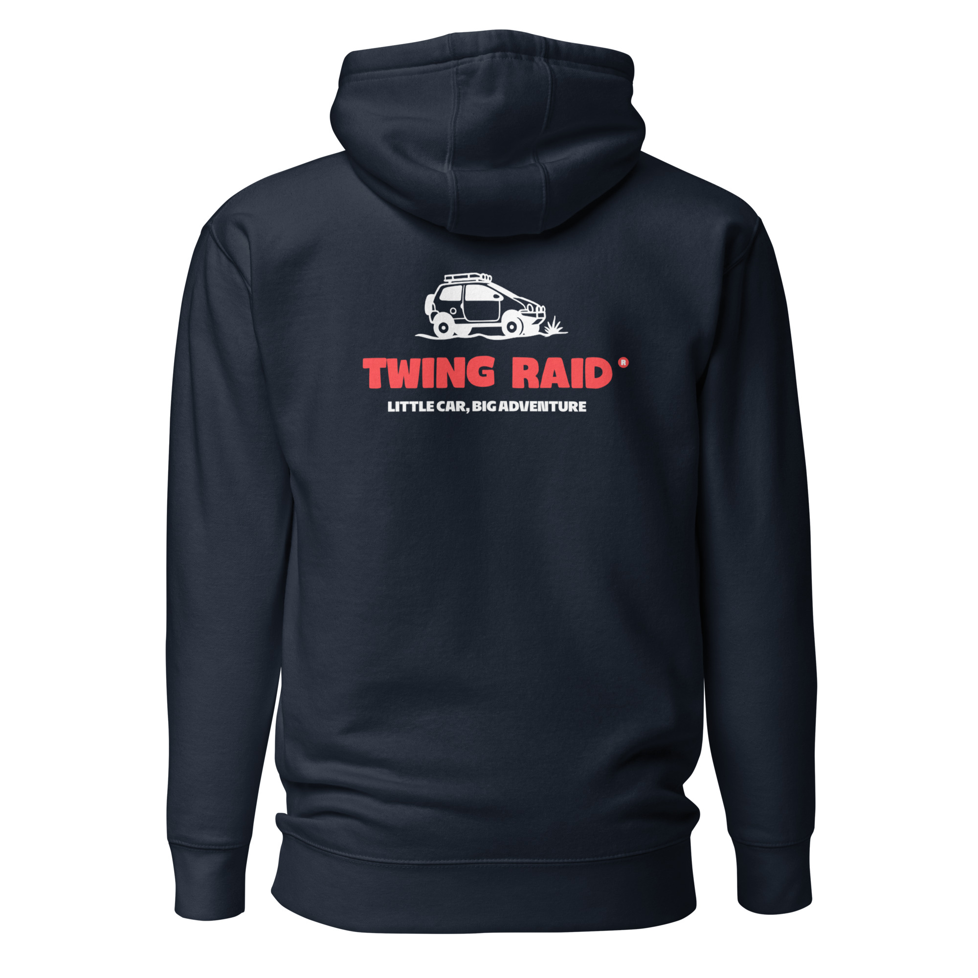 HOODIE ADVENTURE – DARK BLUE & RED