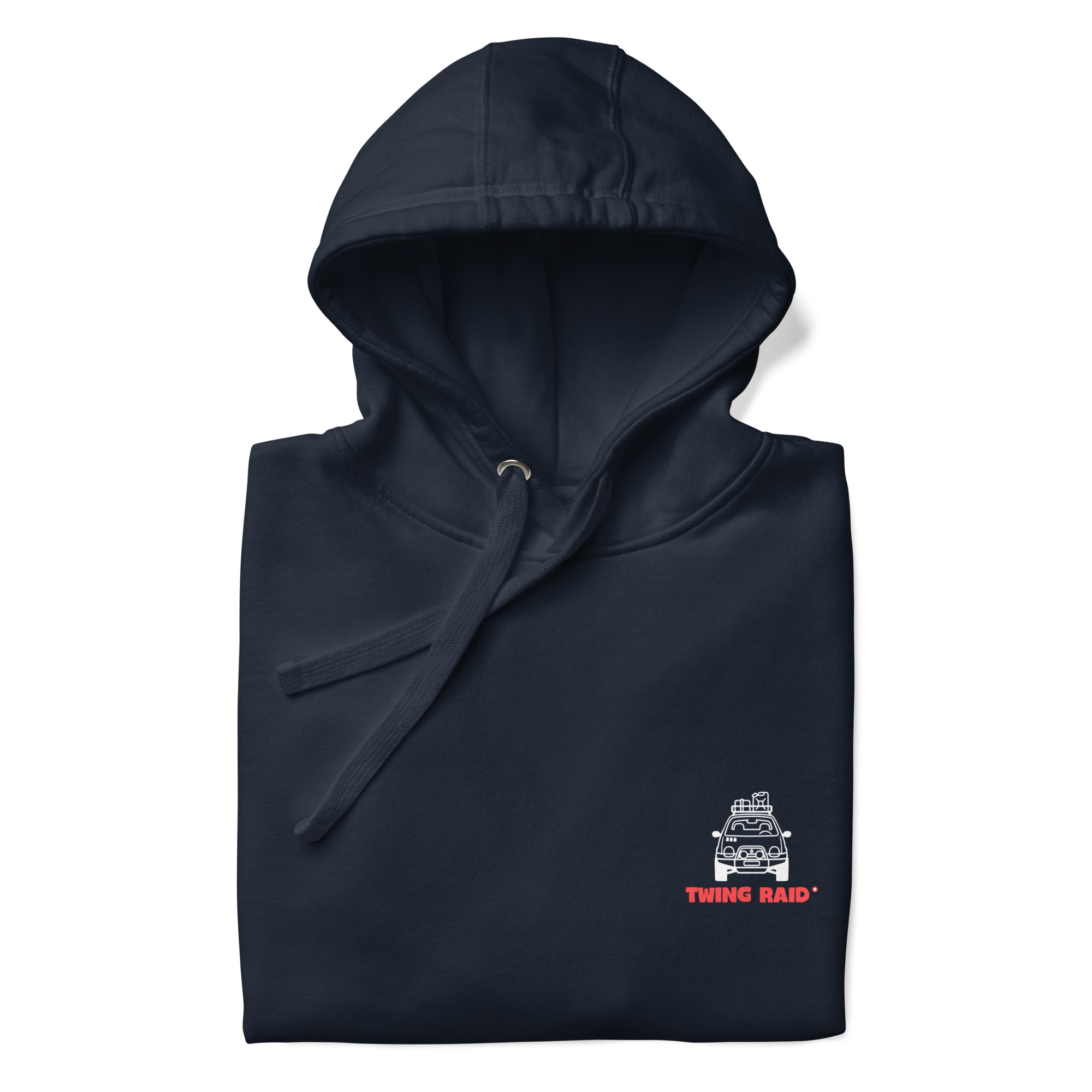 HOODIE ADVENTURE – DARK BLUE & RED – Image 5