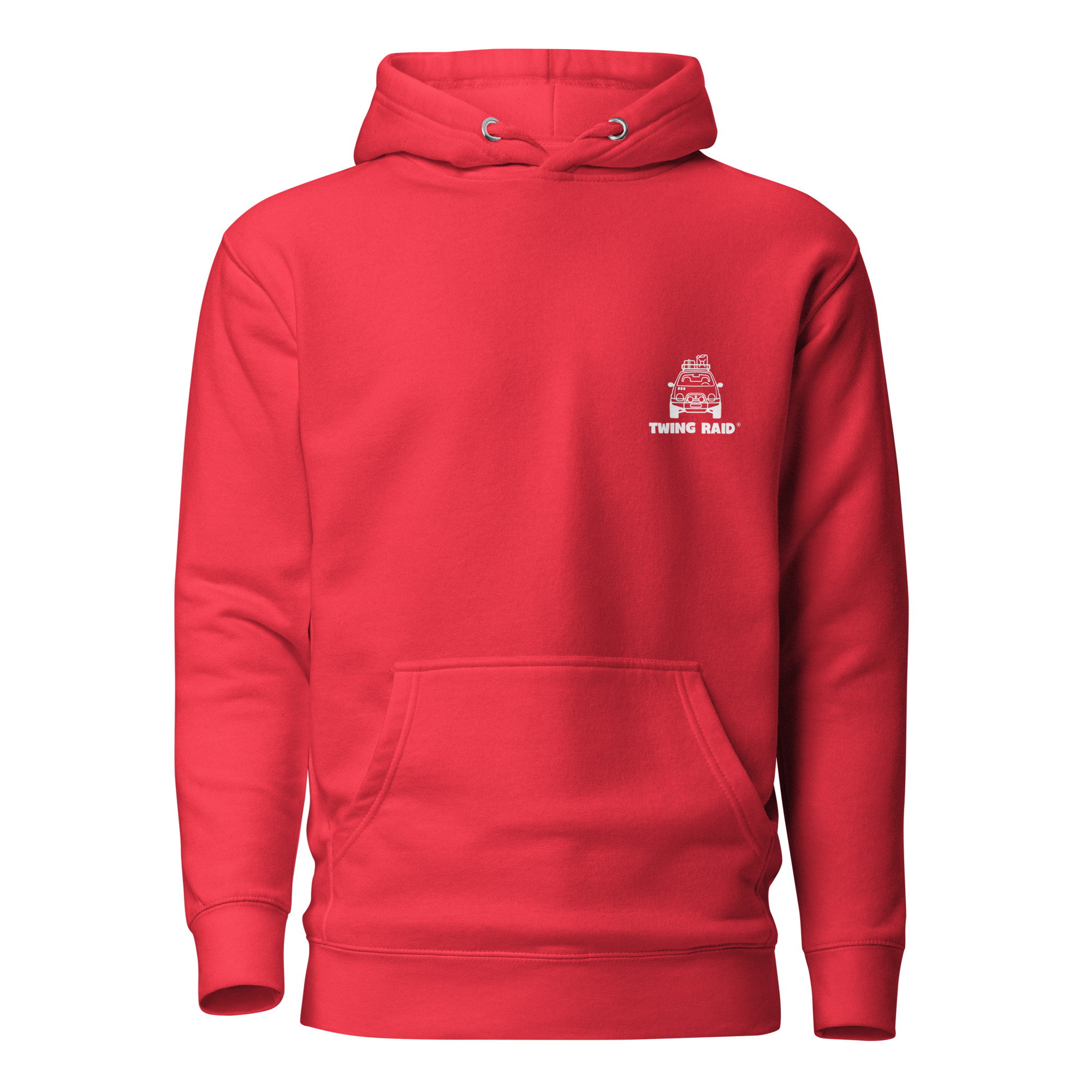 HOODIE ADVENTURE - RED & WHITE – Image 2