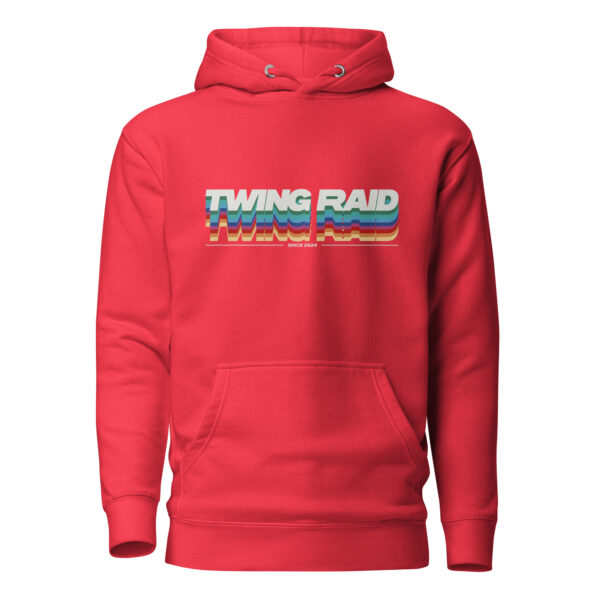 HOODIE COLOR STRIPES – RED