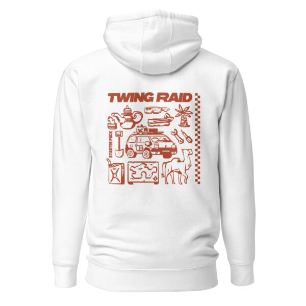HOODIE STARTER PACK - WHITE & RED