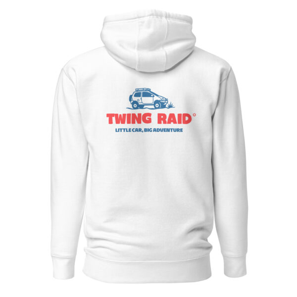 HOODIE ADVENTURE - WHITE & RED