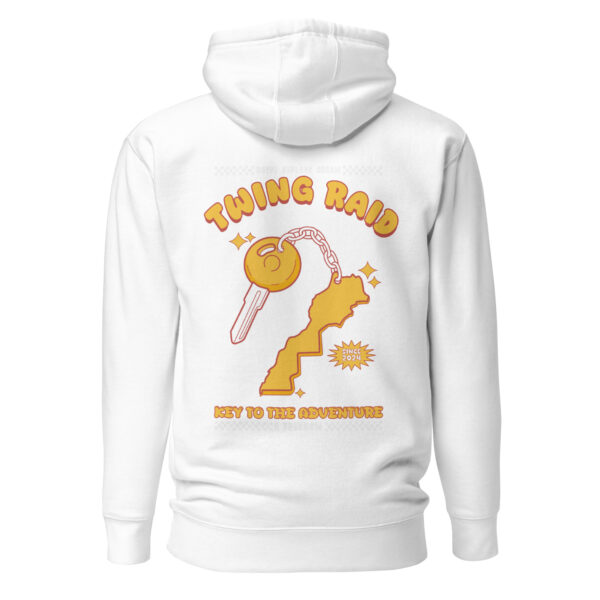 HOODIE KEY TO THE ADVENTURE – WHITE